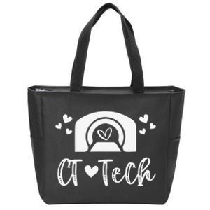 CT Technologist Computed Tomography CT Scan Tech Radiology Zip Tote Bag