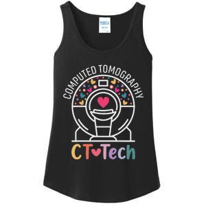 Ct Tech Computed Tomography Technologist Radiology Ct Scan Ladies Essential Tank