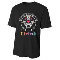 Ct Tech Computed Tomography Technologist Radiology Ct Scan Performance Sprint T-Shirt