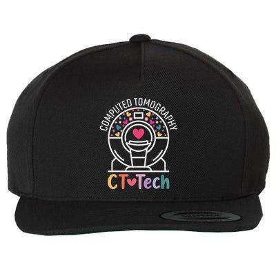 Ct Tech Computed Tomography Technologist Radiology Ct Scan Wool Snapback Cap