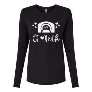 CT Tech Computed Tomography Technologist Radiology CT Scan Womens Cotton Relaxed Long Sleeve T-Shirt