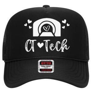 CT Tech Computed Tomography Technologist Radiology CT Scan High Crown Mesh Back Trucker Hat