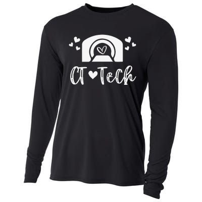 CT Tech Computed Tomography Technologist Radiology CT Scan Cooling Performance Long Sleeve Crew