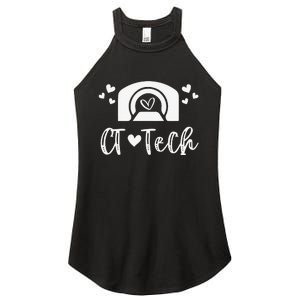 CT Tech Computed Tomography Technologist Radiology CT Scan Women's Perfect Tri Rocker Tank