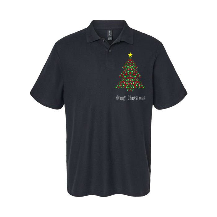 Christmas Tree Celebration Merry Christmas Xmas Softstyle Adult Sport Polo