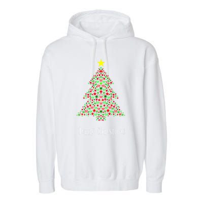 Christmas Tree Celebration Merry Christmas Xmas Garment-Dyed Fleece Hoodie