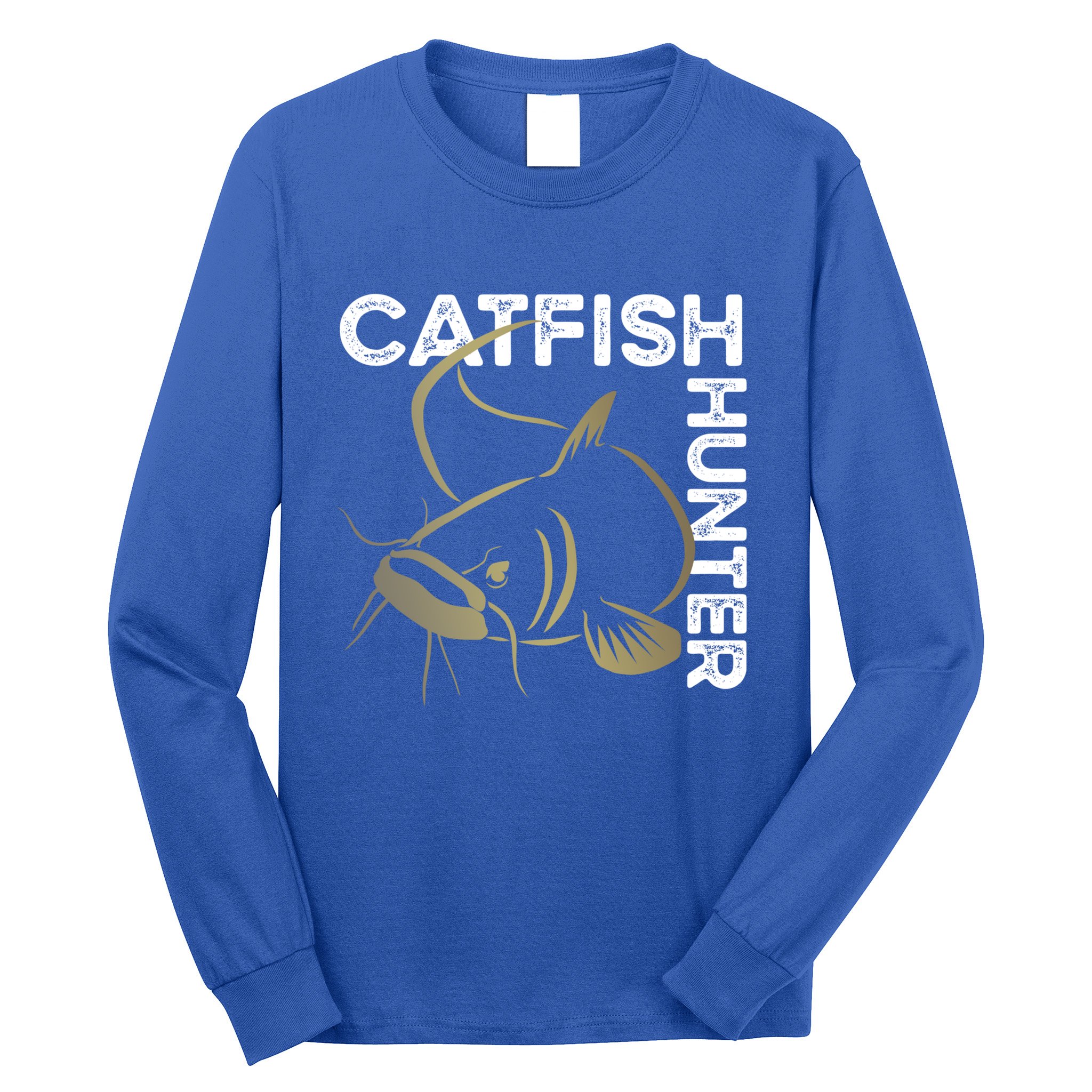 Catfishing Tackle Channel Catfish Hunter Boilies Fishing Cool Gift Long Sleeve Shirt