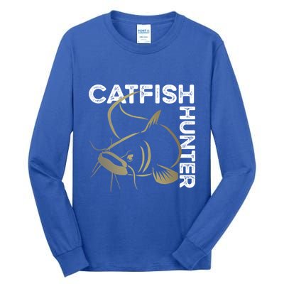 Catfishing Tackle Channel Catfish Hunter Boilies Fishing Cool Gift Tall Long Sleeve T-Shirt