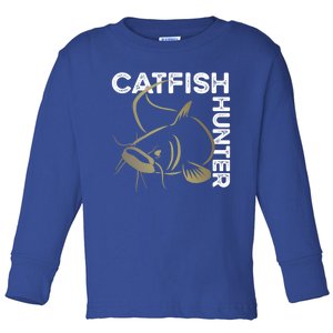 Catfishing Tackle Channel Catfish Hunter Boilies Fishing Cool Gift Toddler Long Sleeve Shirt