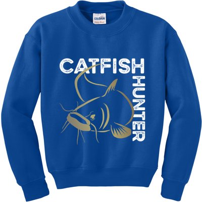 Catfishing Tackle Channel Catfish Hunter Boilies Fishing Cool Gift Kids Sweatshirt