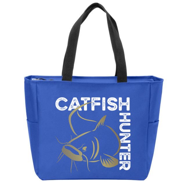 Catfishing Tackle Channel Catfish Hunter Boilies Fishing Cool Gift Zip Tote Bag
