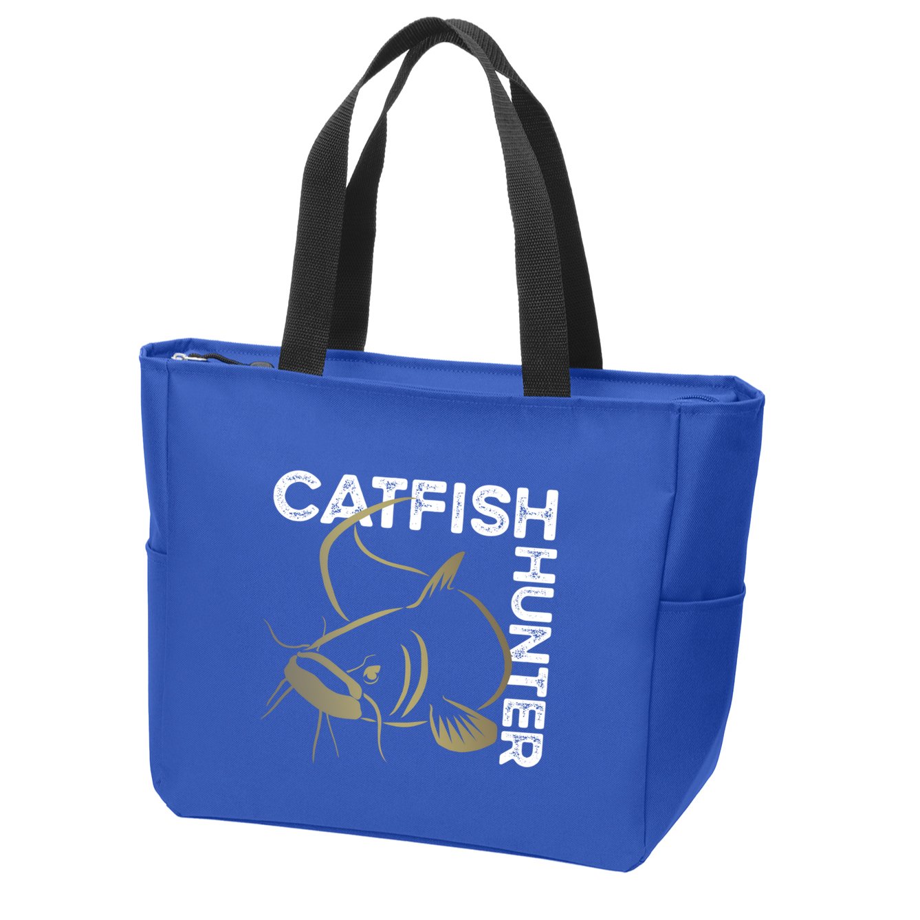 Catfishing Tackle Channel Catfish Hunter Boilies Fishing Cool Gift Zip Tote Bag