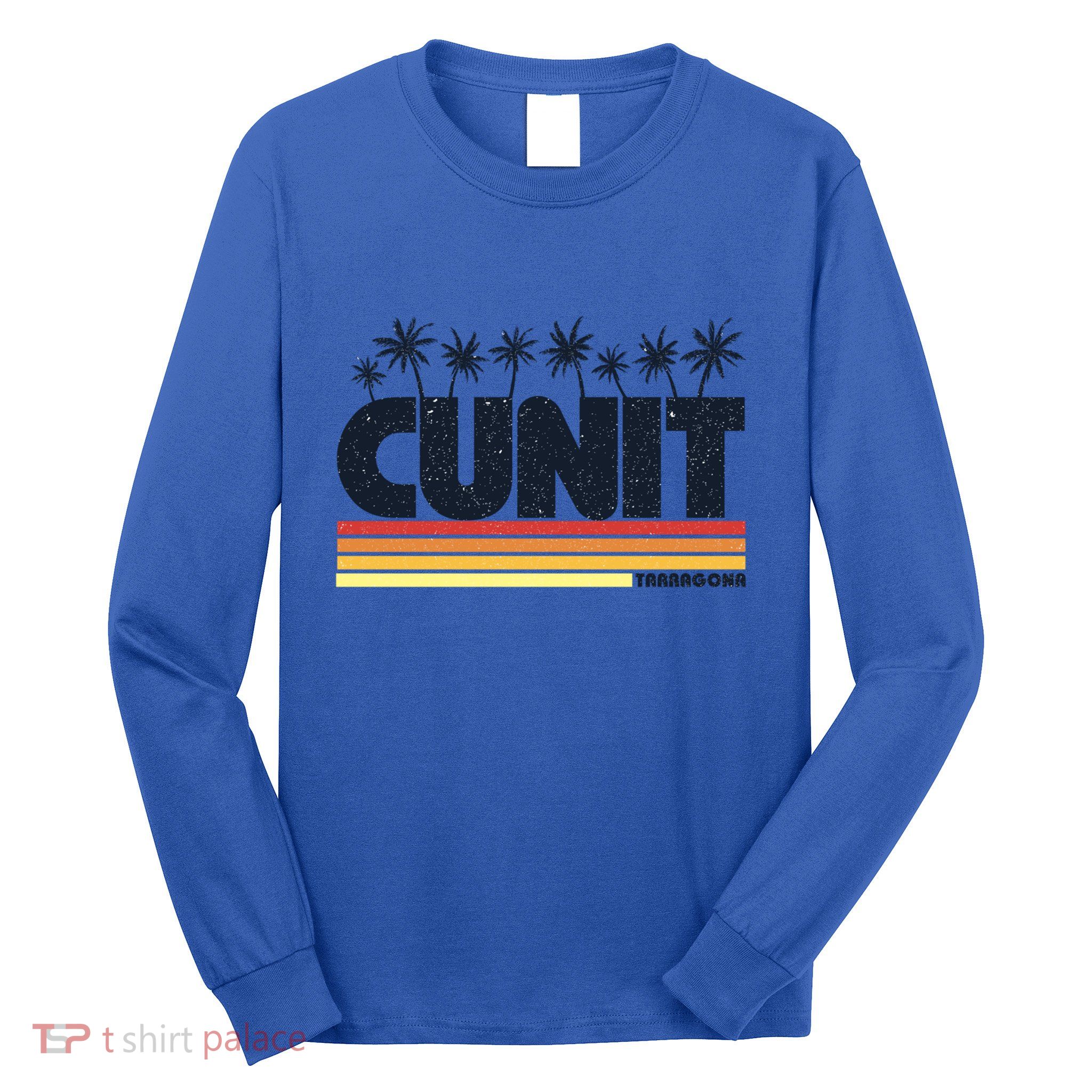 Cunit Tarragona Costa Dorada Retro Tourism Cool Gift Long Sleeve Shirt
