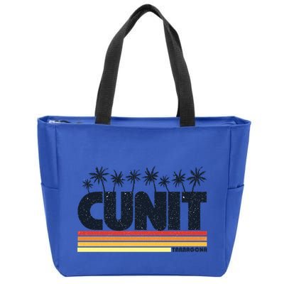 Cunit Tarragona Costa Dorada Retro Tourism Cool Gift Zip Tote Bag