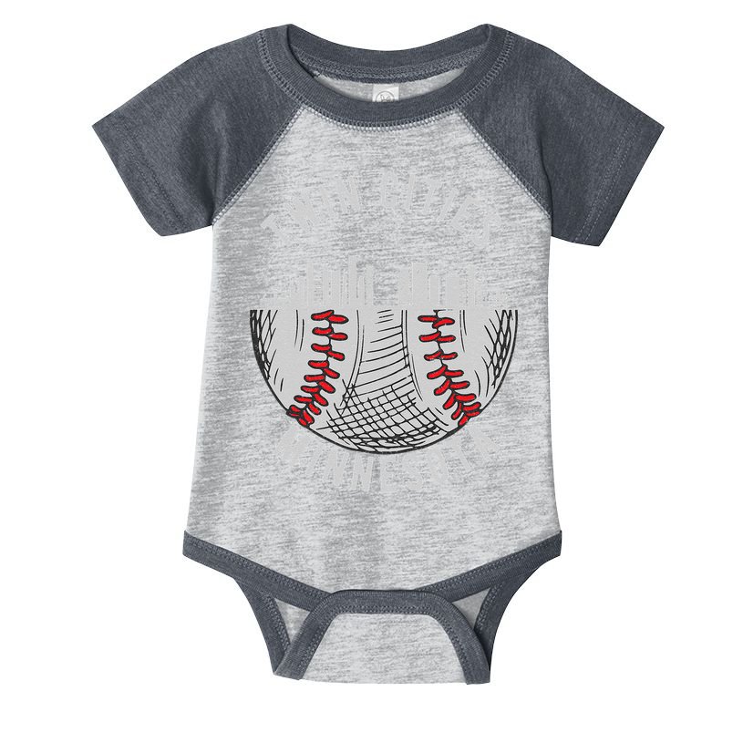 Cool Twin Cities Minnesota MN Baseball Skyline Infant Baby Jersey Bodysuit