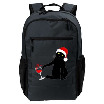 Cat Themed Christmas Sweater Wine Lovers Gift Daily Commute Backpack