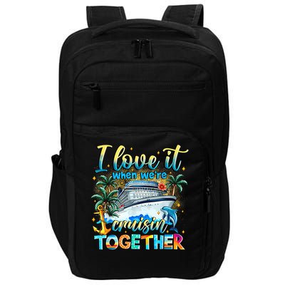 Cruisin Together Caribbean Cruise 2025 Family Vacation Impact Tech Backpack