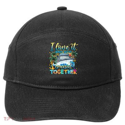Cruisin Together Caribbean Cruise 2025 Family Vacation 7-Panel Snapback Hat