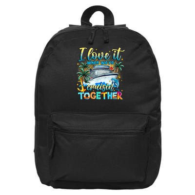 Cruisin Together Caribbean Cruise 2025 Family Vacation 16 in Basic Backpack