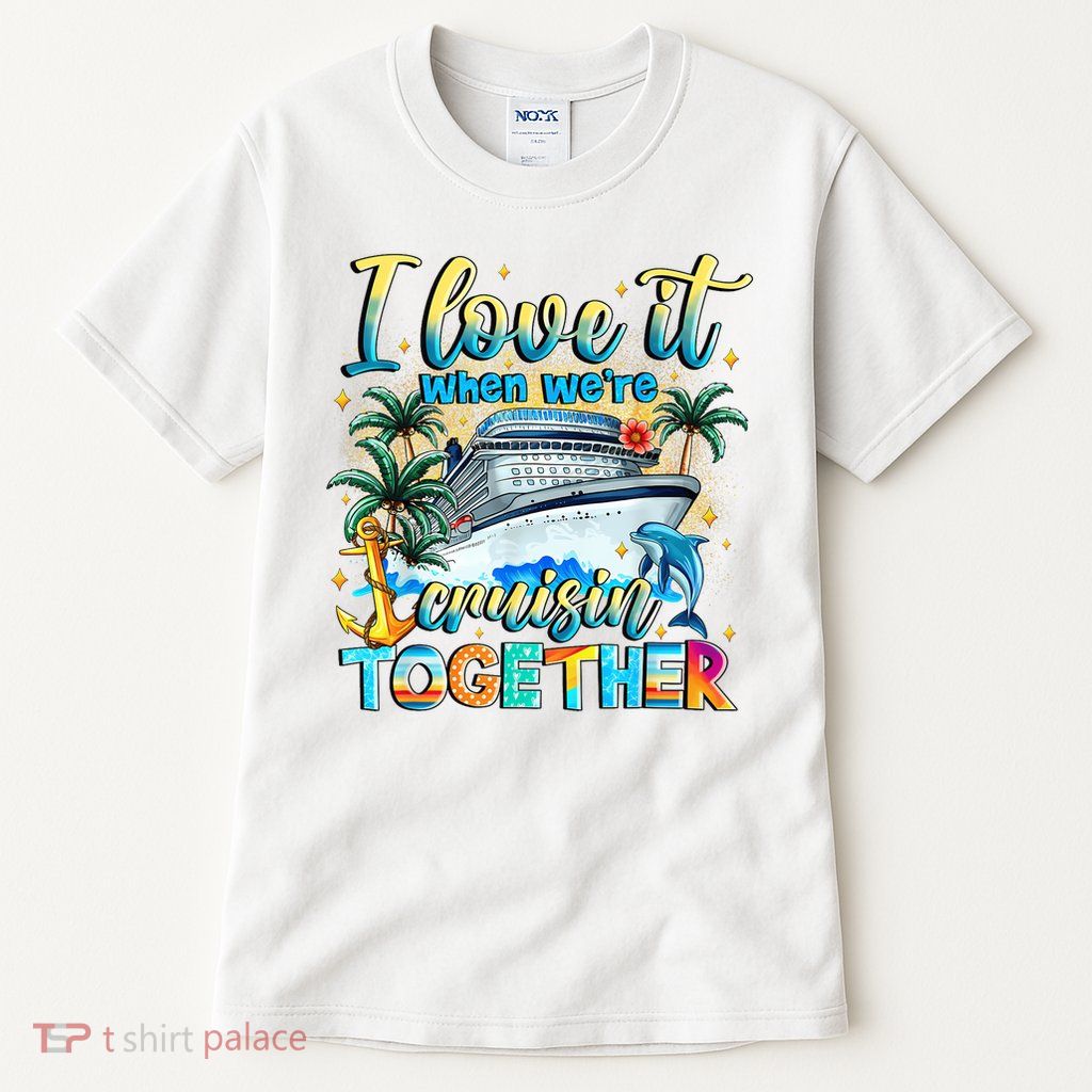 Cruisin Together Caribbean Cruise 2025 Family Vacation Tall T-Shirt