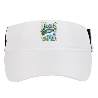 Cruisin Together Caribbean Cruise 2025 Family Vacation Adult Drive Performance Visor