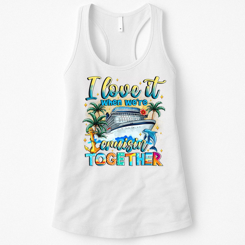 Cruisin Together Caribbean Cruise 2025 Family Vacation Womens Tank Top
