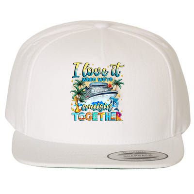 Cruisin Together Caribbean Cruise 2025 Family Vacation Wool Snapback Cap