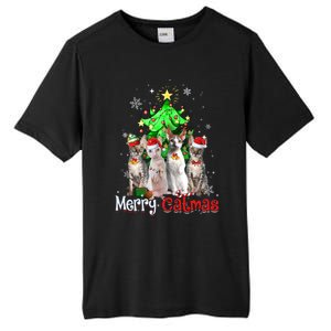 Christmas Tree Cornish Rex Cat Merry Catmas Xmas Cat Funny Gift Tall Fusion ChromaSoft Performance T-Shirt