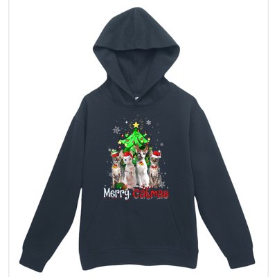 Christmas Tree Cornish Rex Cat Merry Catmas Xmas Cat Funny Gift Urban Pullover Hoodie