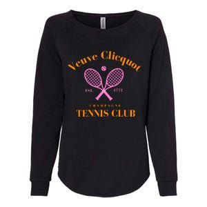 Champagne Tennis Club Womens California Wash Sweatshirt