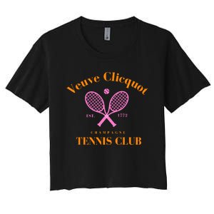 Champagne Tennis Club Women's Crop Top Tee