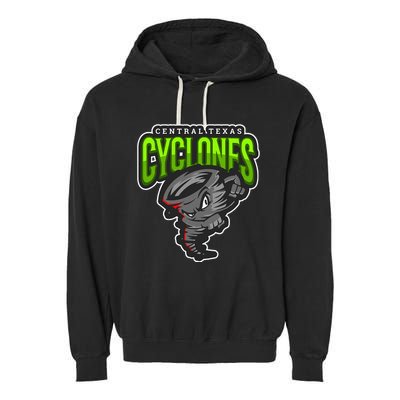 Central Texas Cyclones Merch Garment-Dyed Fleece Hoodie