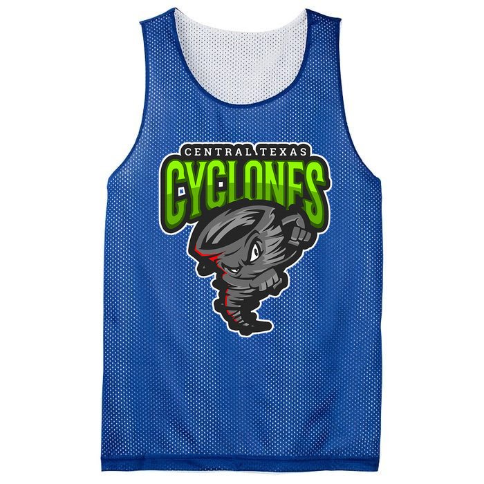 Central Texas Cyclones Merch Mesh Reversible Basketball Jersey Tank