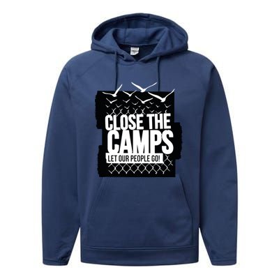 Close The Camps Performance Fleece Hoodie