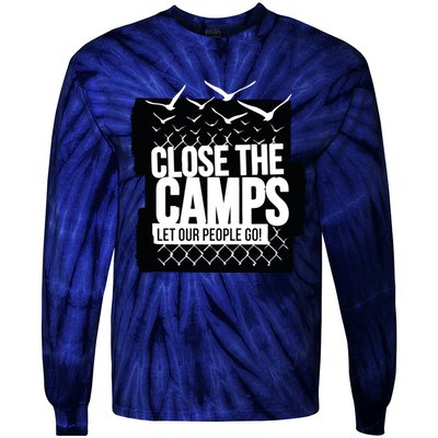 Close The Camps Tie-Dye Long Sleeve Shirt