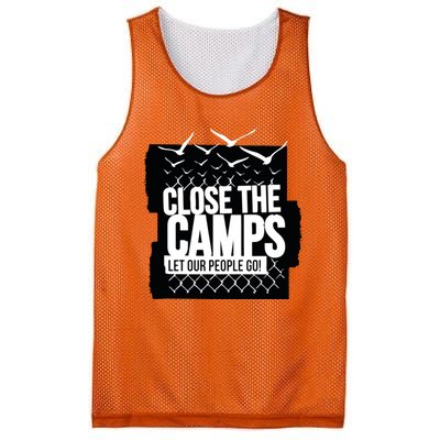 Close The Camps Mesh Reversible Basketball Jersey Tank