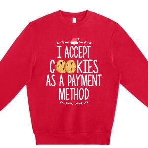 Cookie Tester Chocolate Chip Baker Accept Christmas Gift Premium Crewneck Sweatshirt