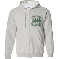 Christmas Tree Crewneck Real Thick And Sprucy Ugly Funny Full Zip Hoodie