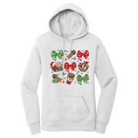 Cute Teacher Christmas Coquette Women's Pullover Hoodie