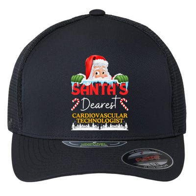 Cardiovascular Technologist Christmas Job Work Profession Sa Flexfit Unipanel Trucker Cap