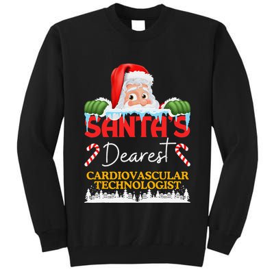 Cardiovascular Technologist Christmas Job Work Profession Sa Tall Sweatshirt