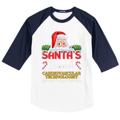 Cardiovascular Technologist Christmas Job Work Profession Sa Baseball Sleeve Shirt