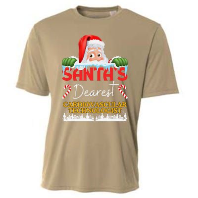 Cardiovascular Technologist Christmas Job Work Profession Sa Cooling Performance Crew T-Shirt