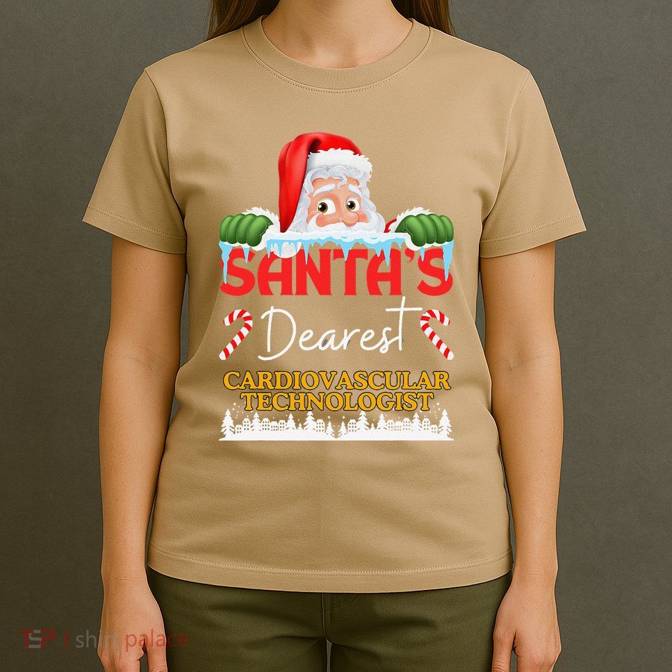 Cardiovascular Technologist Christmas Job Work Profession Sa T-Shirt