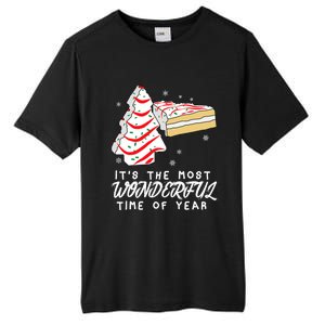 Christmas Tree Cakes ItS The Most Wonderful Time Of Year Gift Tall Fusion ChromaSoft Performance T-Shirt