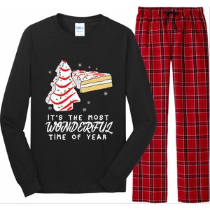 Christmas Tree Cakes ItS The Most Wonderful Time Of Year Gift Long Sleeve Pajama Set