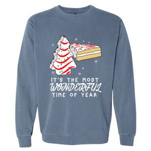 Christmas Tree Cakes ItS The Most Wonderful Time Of Year Gift Garment-Dyed Sweatshirt