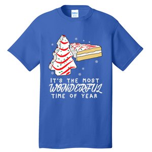 Christmas Tree Cakes ItS The Most Wonderful Time Of Year Gift Tall T-Shirt