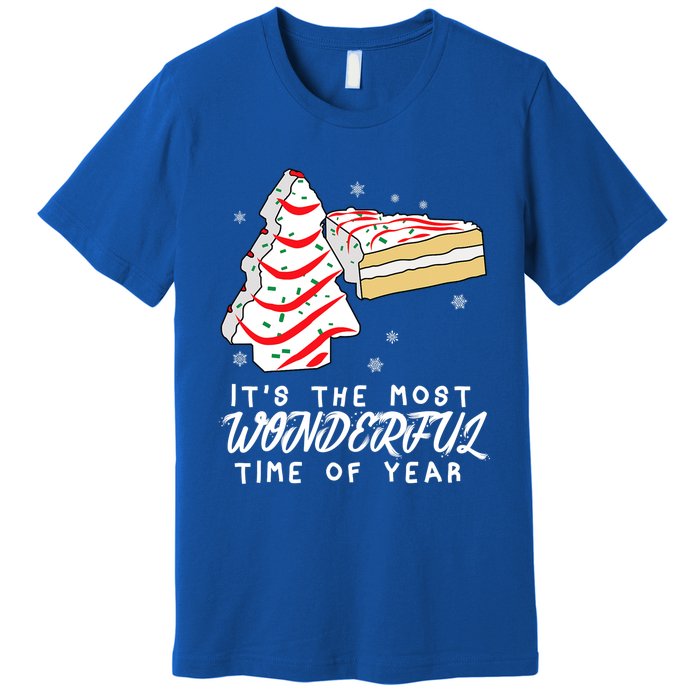 Christmas Tree Cakes ItS The Most Wonderful Time Of Year Gift Premium T-Shirt