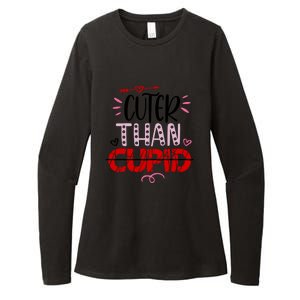 Cuter Than Cupid Valentine's Day Gift Womens CVC Long Sleeve Shirt